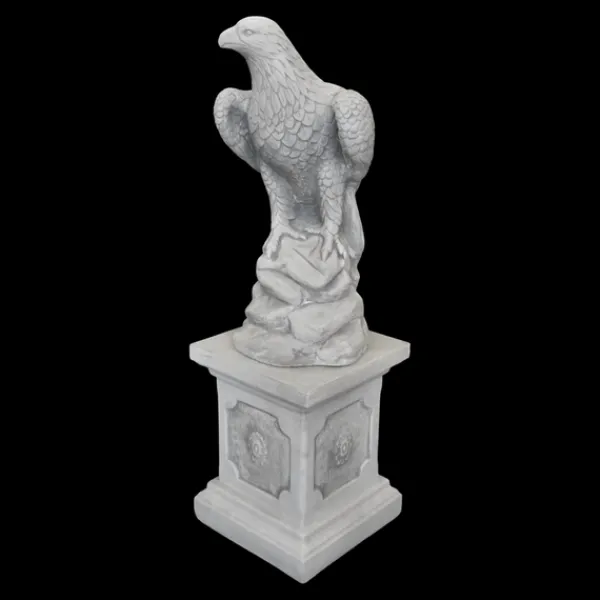 Gartendekoparadies Animaux-Aigle royal sur socle