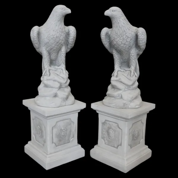 Gartendekoparadies Animaux-Aigle royal sur socle