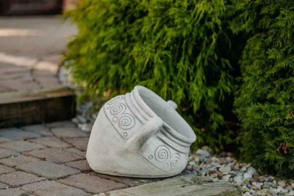 Gartendekoparadies Jardinières-Amphora with Relief