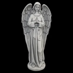 Gartendekoparadies Enfants & Anges-Ange priant avec des ailes