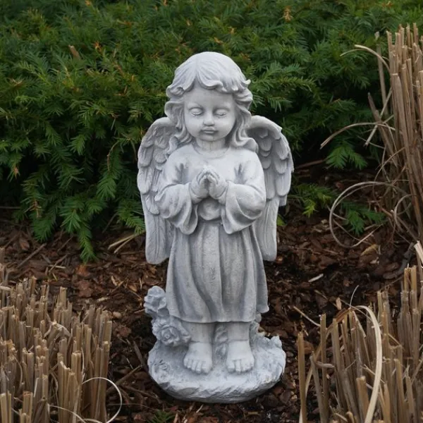 Gartendekoparadies Enfants & Anges-Ange priant debout