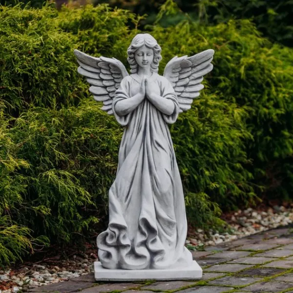 Gartendekoparadies Enfants & Anges-Ange sur plaque de sol