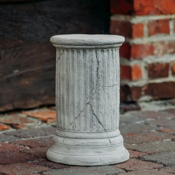 Gartendekoparadies Colonnes & Socles-Antique Round Pedestal