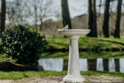Gartendekoparadies Belle-Bain d'oiseau à base ronde