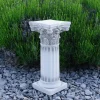 Gartendekoparadies Colonnes & Socles-Base avec motif de feuilles
