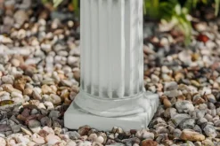 Gartendekoparadies Colonnes & Socles-Base avec motif de feuilles