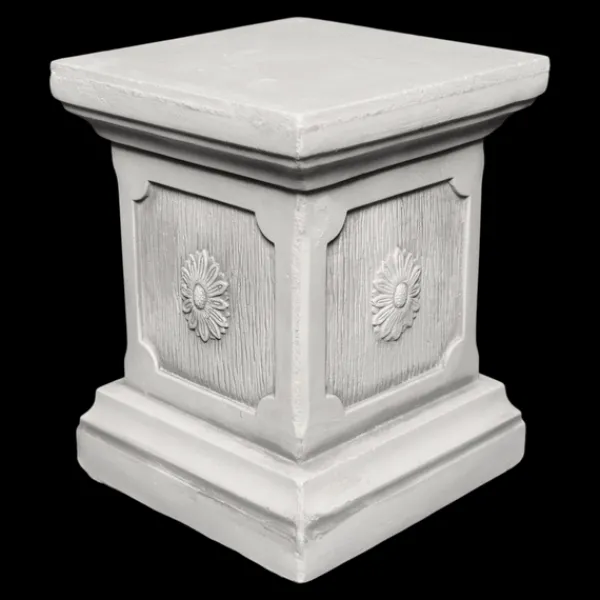 Gartendekoparadies Colonnes & Socles-Base avec motif floral