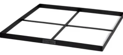 Gartendekoparadies Bols À Feu & Poêles De Jardin-Base carrée à mettre roches décoratives pour braséro 60x60 cm