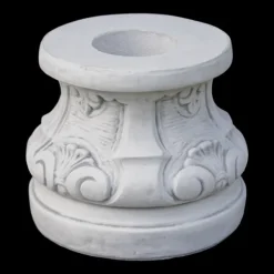 Gartendekoparadies Colonnes & Socles-Base ronde à décor artistique