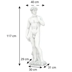 Gartendekoparadies Figures & Statues-Belle statue de David de Michel-Ange