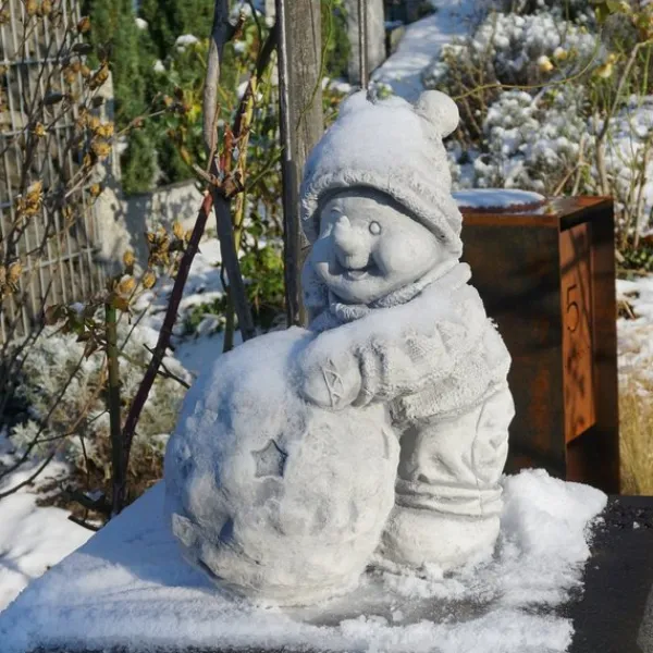 Gartendekoparadies Figures & Statues-Bonhomme de neige avec ballon