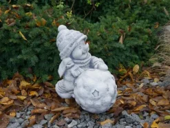 Gartendekoparadies Figures & Statues-Bonhomme de neige avec ballon
