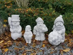 Gartendekoparadies Figures & Statues-Bonhomme de neige avec ballon