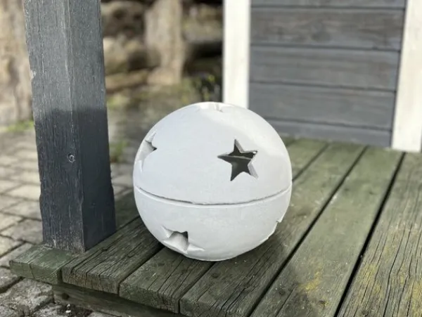 Gartendekoparadies Figures & Statues-Boule de Noël avec des étoiles