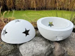 Gartendekoparadies Figures & Statues-Boule de Noël avec des étoiles