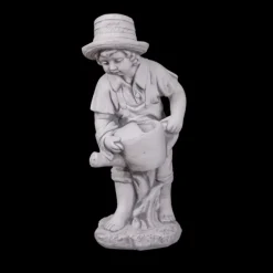 Gartendekoparadies Enfants & Anges-Boy Figurine with Watering Can