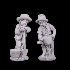 Gartendekoparadies Enfants & Anges-Boy Figurine with Watering Can