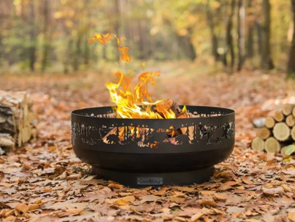Gartendekoparadies Bols À Feu & Poêles De Jardin-Braséro de jardin «FOREST» 80 cm