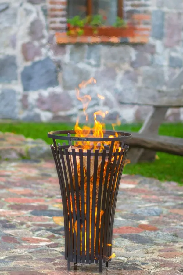 Gartendekoparadies Bols À Feu & Poêles De Jardin-Braséro d'extérieur Panier à feu «FLAME»