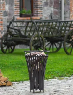 Gartendekoparadies Bols À Feu & Poêles De Jardin-Braséro d'extérieur Panier à feu «FLAME»