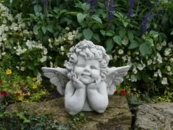 Gartendekoparadies Enfants & Anges-Buste d'ange avec des ailes