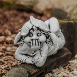 Gartendekoparadies Gnome-Ce gnome est sur le point d'éclater de rire