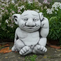 Gartendekoparadies Trolls-Ce troll dit : "Il est fou !"