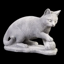 Gartendekoparadies Animaux-chat avec ballon