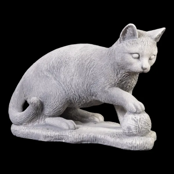 Gartendekoparadies Animaux-chat avec ballon