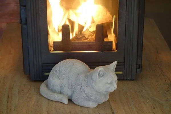 Gartendekoparadies Animaux-chat couché
