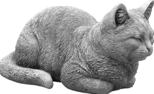 Gartendekoparadies Animaux-chat couché