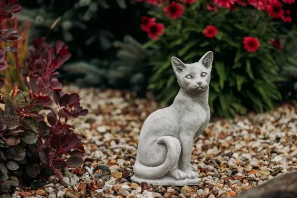 Gartendekoparadies Animaux-Chat debout