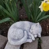 Gartendekoparadies Animaux-Chat endormi