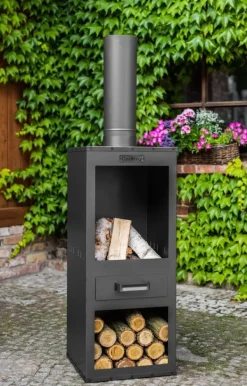 Gartendekoparadies Bols À Feu & Poêles De Jardin-Cheminée d'extérieur « ROSA »