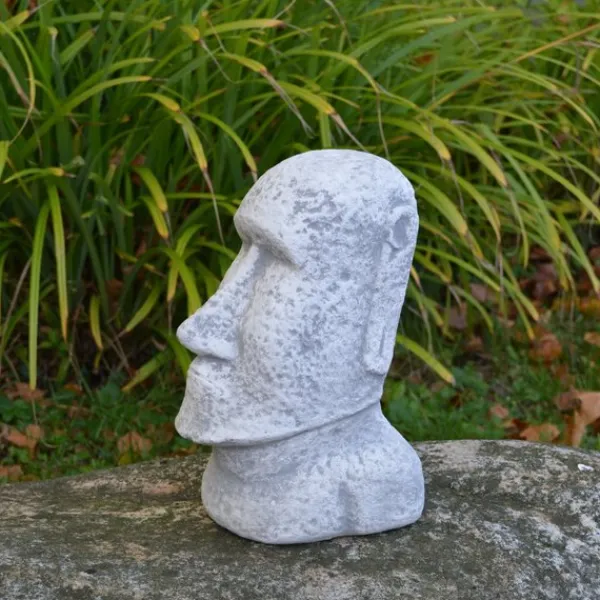 Gartendekoparadies Figures & Statues-Célèbre Moai : les statues de pierre de l'île de Pâques