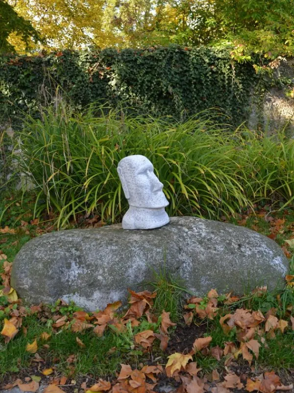 Gartendekoparadies Figures & Statues-Célèbre Moai : les statues de pierre de l'île de Pâques