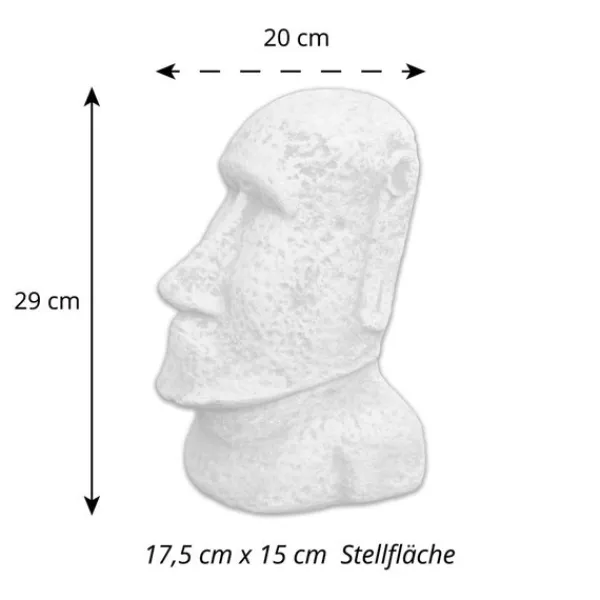 Gartendekoparadies Figures & Statues-Célèbre Moai : les statues de pierre de l'île de Pâques