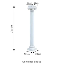 Gartendekoparadies Colonnes & Socles-Colonne ionique