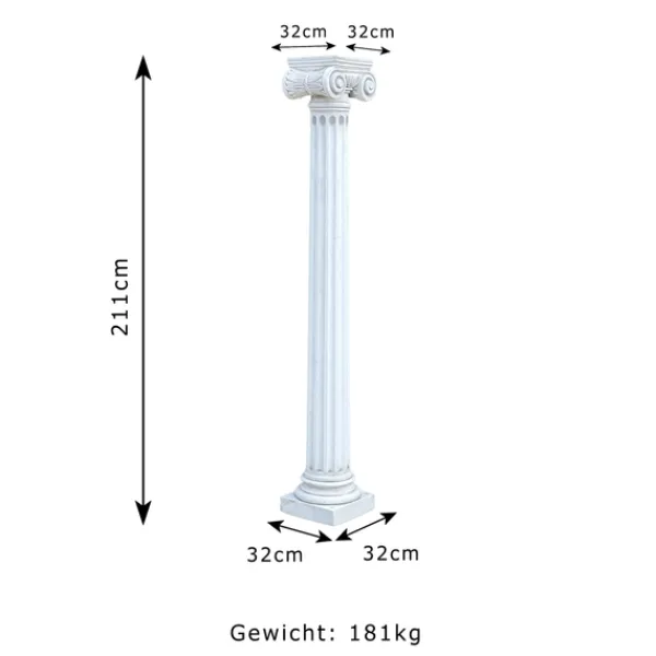 Gartendekoparadies Colonnes & Socles-Colonne ionique