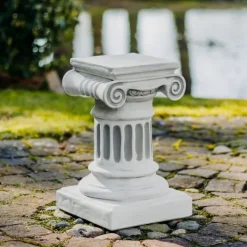 Gartendekoparadies Colonnes & Socles-Comme à Athènes : grande colonne ionique