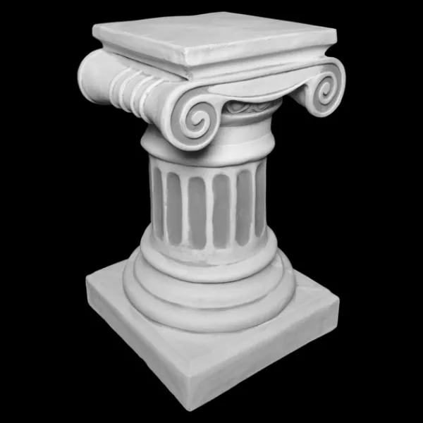 Gartendekoparadies Colonnes & Socles-Comme à Athènes : grande colonne ionique