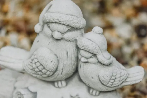 Gartendekoparadies Belle|Animaux-Couple d'oiseaux drôle