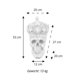 Gartendekoparadies Belle|Figures & Statues-Crâne Mexicain : Symbole du Jour des Morts