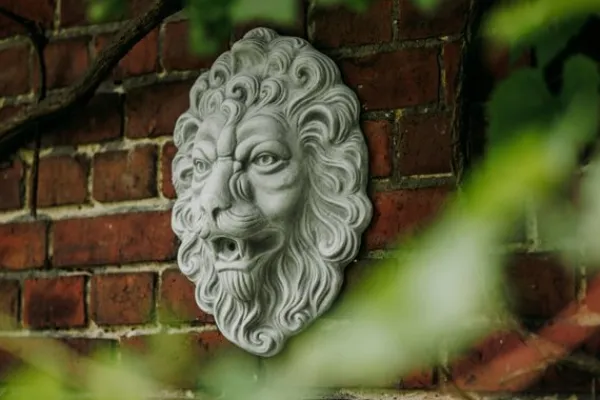 Gartendekoparadies Belle|Animaux-Décoration murale tête de lion