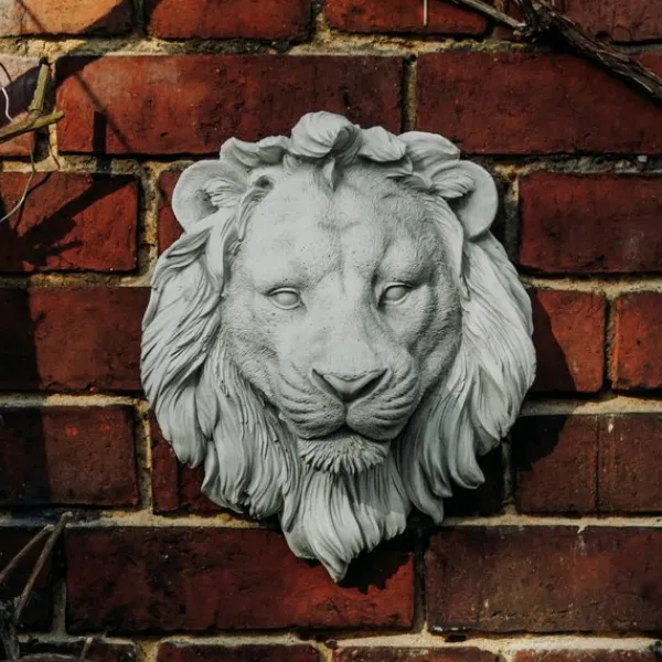 Gartendekoparadies Belle|Animaux-décoration murale tête de lion
