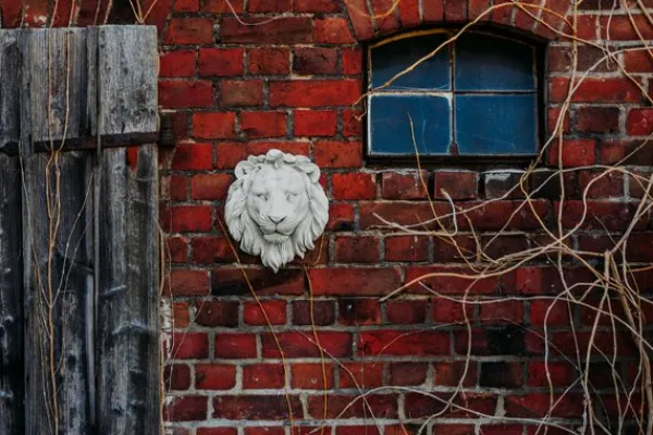 Gartendekoparadies Belle|Animaux-décoration murale tête de lion