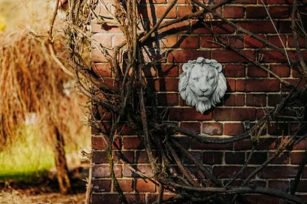 Gartendekoparadies Belle|Animaux-décoration murale tête de lion