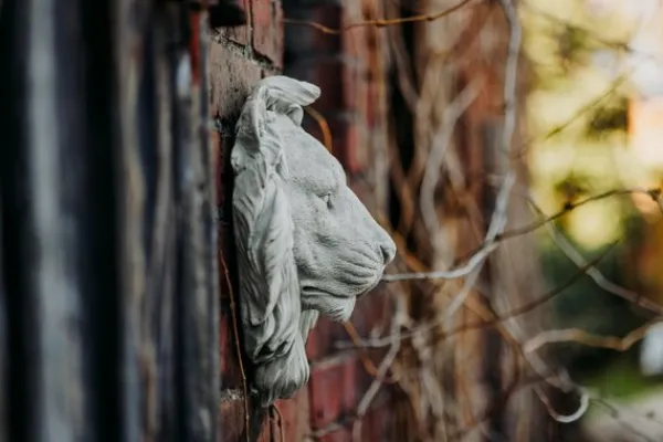 Gartendekoparadies Belle|Animaux-décoration murale tête de lion