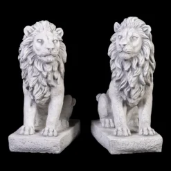 Gartendekoparadies Animaux-Deux figurines de lion à un prix spécial