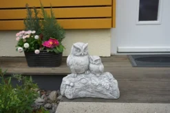 Gartendekoparadies Belle|Animaux-Drôle de couple de hiboux sur une branche